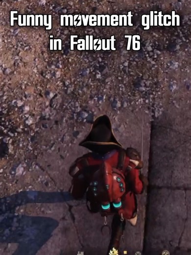 I'm not sure if it's the Revolutionary Sword, The Redcoat Outfit, or both that caused this. I find it hilarious though! • • • • • #fallout #falloutonprime #glitch #fallout76 #gaming