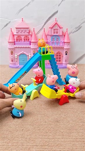 Satisfying with Unboxing & Review Peppa Pig Playset Toy ASMR #toys #peppapig #shorts