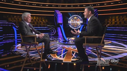 Jimmy Kimmel, Regis Philbin on new ‘Who Wants to be a Millionaire’ set: Part 4