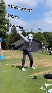 Rory McIlroy's takeaway drill