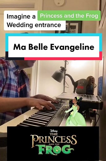 #pianotok #pianocover #pianomusic #weddingtok #weddingsong #weddingentrance #weddingideas #randynewman #disney #disneywedding#tiana #mybelleevangeline #evangeline #princessandthefrog