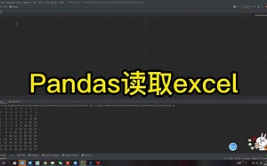 Pandas读取excel