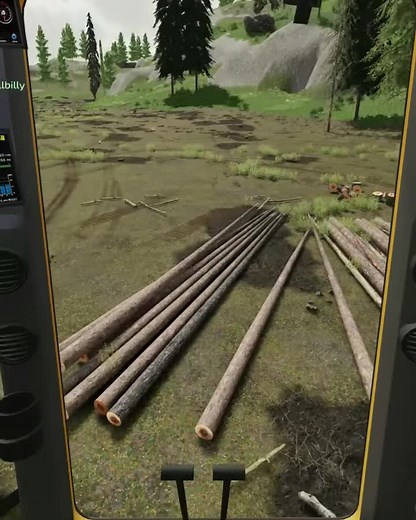 Virtual Logging Simulation with Butt N Top Loader