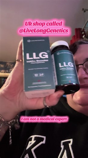 I am not a medical expert UK shop called @@LiveLongGenetics LLG NAD booster supplement for anti-aging with biotin Alpha-ketoglularate & Nicotinamide riboside 60 capsules says it can give 90% energy boost 62% healthy skin and hair 81% endurance promotes cellular repair strong bones and muscle muscles price £20.36 to £92.84 plus free shipping this is the price as of when I did my video##dealdrops##tiktokmademebuyit##nad##nadbooster##livelonggenetic