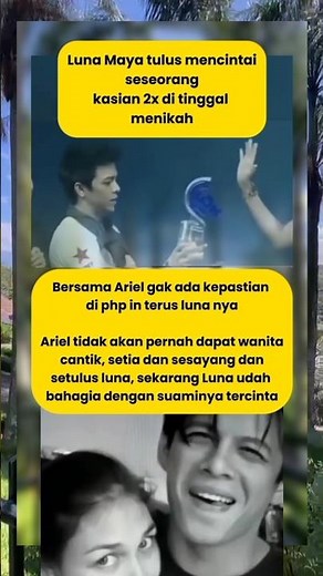 Moments when Luna Maya and Ariel Noah