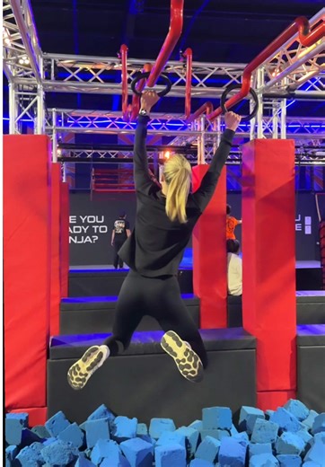 Ninja Warrior Course Challenge for Gym Rats