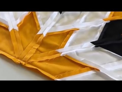 How to sew your 8 diamonds together for your starquilt so it lays flat (no bunched up middles)