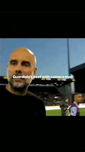 Pep Guardiola's Beef With The Cameraman🤣🤣... #pepguardiola #beef #football #trendingshorts #futbol