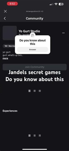 #roblox #jandel #secret #game