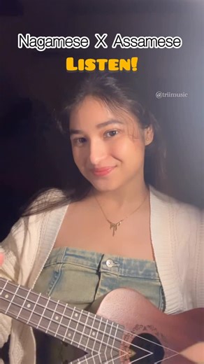 Tridisha Goswami on Instagram: "Nagamese X Assamese ✨ #explore #fypage #trendingreels #covers #nagamese [ Assamese version, nagamese songs, bosti jbo loi time ahise, trending hornbill festival, trending nagamese songs, Assamese viral songs, Assamese viral girl, cover singer, Nagaland, Christmas, bosti jabo loi time ahibe, trending fyp,]"