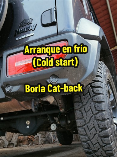 Arranque en frío Suzuki Jimny 5 puertas: Original vs Borla Cat-back
