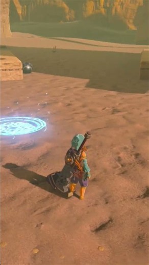 Wanted to see if I can place a travel medallion over a shrine | Zelda BotW