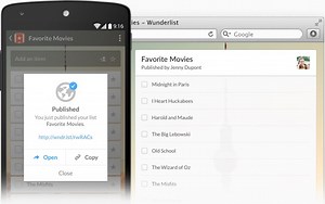 Wunderlist updated with new layout and real-time list syncing
