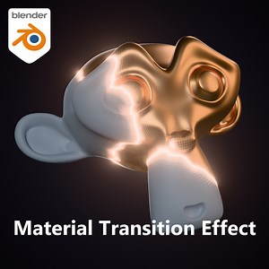 Material Transition Effect | Blender 4.2