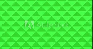 Seamless looped green color minimalistic pattern motion graphics background. Abstract flat geometrical shape tile placed together moving in a single direction, animated seamless geometric pattern