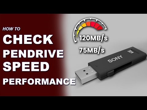 Read and Write Speed Check Pen Drive | USB Flash Drive read and Write Speed | PENDRIVE SPEED CHECK