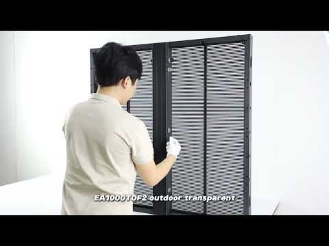 EA1000TOF2 Outdoor Transparent LED Screen / EagerLED Fixed Installation LED Display