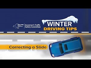 Winter Driving TIPS - Correcting A Slide