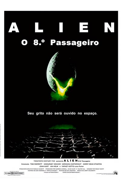 Alien - O 8º Passageiro (1979) ⭐ 8.5 | Terror, Ficção científica