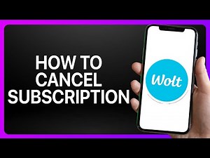 How To Cancel Wolt Plus Subscription Tutorial