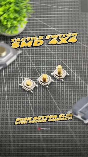 Need a Slimmer Look for Your Electronics Project? Use These Buttons! #pushbutton #smd #diyprojects