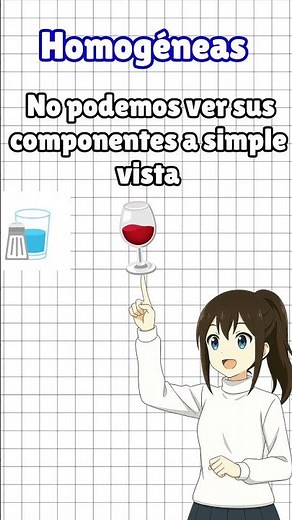 ¿QUE SON LAS MEZCLAS HOMOGÉNEAS Y HETEROGÉNEAS 👩‍🏫?