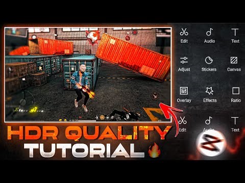 4K HDR Quality Editing Tutorial In Capcut 🔥 || How To Increase Free Fire Video Quality