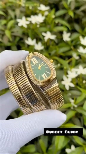 Snake Shaped Women39;s Watches Rhinestone Luxury Brand Ladies Snake Watch #ladieswatch #snakewatch