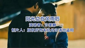 许美静《阳光总在风雨后》原唱完整版，歌词句句入心