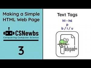 HTML Help 3 - Text Tags