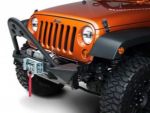 How to Install a Smittybilt SRC Front Stinger Bumper with Winch Plate, Textured Black on your 07-18 Jeep Wrangler JK; 2018 Jeep Wrangler JL | ExtremeTerrain