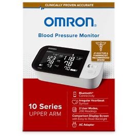 Omron 10 Series Wireless Bluetooth Upper Arm Home Blood Pressure Monitor