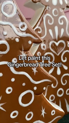 Let’s paint the cutest gingerbread tree ever🎄 Follow along and make your own holiday masterpiece 🫶🏼✨ #exploreorlando #winterparkfl #orlandomoms #diygiftideas #holidaydecor #paintwithme | All Fired Up