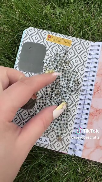 finally went on a walk and got some things to add to my new “literal junk collecting book” 😂 my daughter had a lot of fun helping me find things too! #junkjournal #naturewalk #nature #scrapbooking