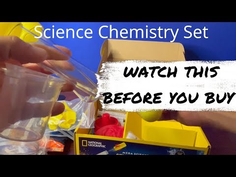 Unboxing and Showing EVERYTHING YOU GET With The National Geographic Chemistry Set [PRODUCT REVIEW]