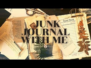 Junk journal with me | Ep 3 | using my junk journal made from an old book