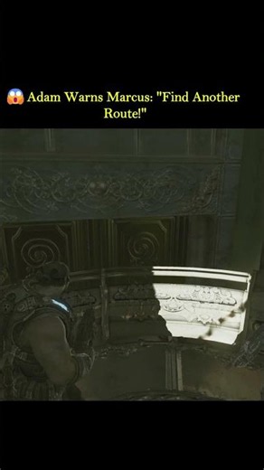 😢Adam Warns Marcus: "The Grubs Are Outside!" | Gears of War 3#gearsofwar6 #shortvideo