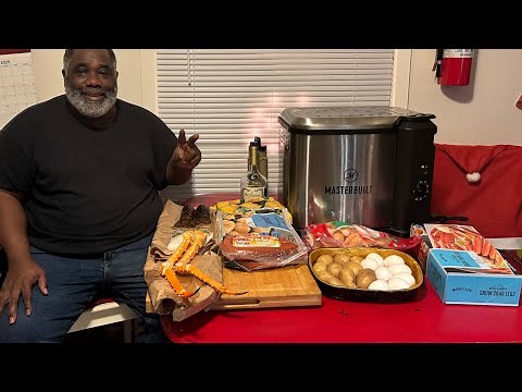 Seafood Boil Feast loaded - shrimp, scallops, lobster, crab legs, sausage, corn, and potatoes