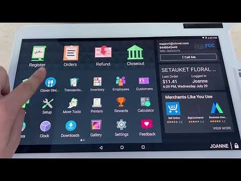 Clover POS- Clover Dining App/Table Map Deep Dive on 2019 Clover Station