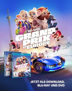 Die beliebten Europa-Park-Maskottchen Ed und Edda geben Vollgas! 🏎️💨 Grand Prix of Europe - jetzt als Download, Blu-ray und DVD. | Warner Bros. Pictures