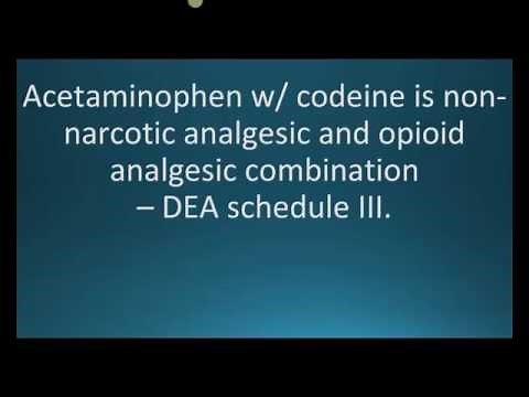 How to pronounce acetaminophen with codeine (Tylenol 3) (Memorizing Pharmacology Flashcard)