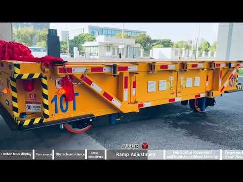 Introducing the Self-Leveling AGV Transfer Cart – Revolutionizing Material Handling!