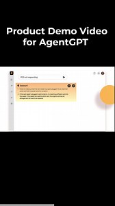 Product Demo Video for AgentGPT. #productdemo #uianimation | What a Story | Facebook