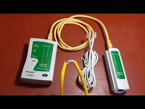 Como probar cable de RED y TELEFONICO
