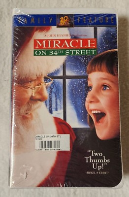 Miracle on 34th Street New VHS Video Tape 1994 Christmas Movie John Hughes  | eBay