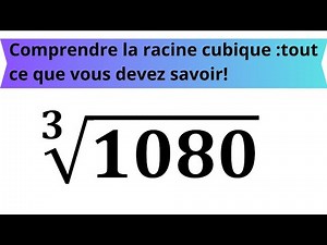 Calculer la racine cubique d'un nombre entier naturel.