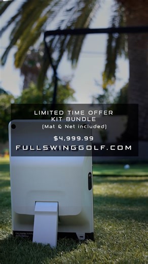 Complete your at-home golf setup: Full Swing KIT + FREE premium net & mat! Limited bundles—grab yours with code CYBER! | Full Swing | Facebook