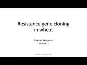 Webinar: Resistance gene cloning in wheat