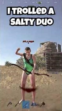 TC Griefing A SALTY Rust Duo (Rust Trolling) #rust #vengie #shorts #funny