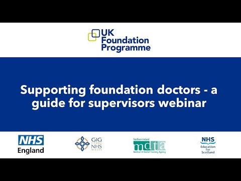 Supporting Foundation Doctors - a guide for supervisors